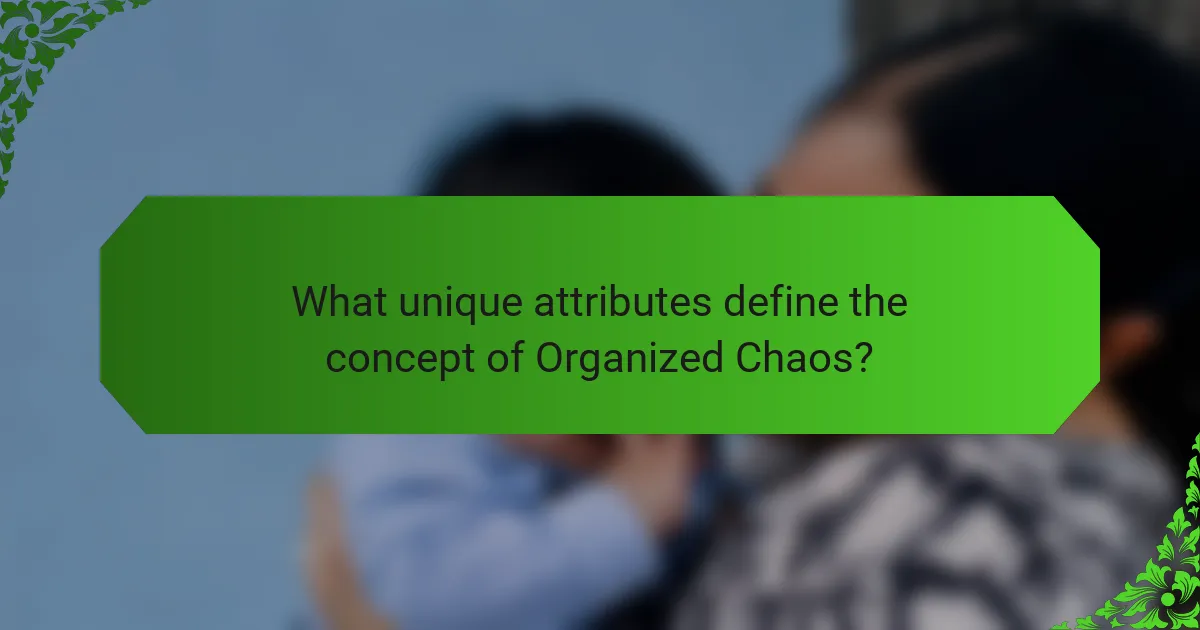 What unique attributes define the concept of Organized Chaos?